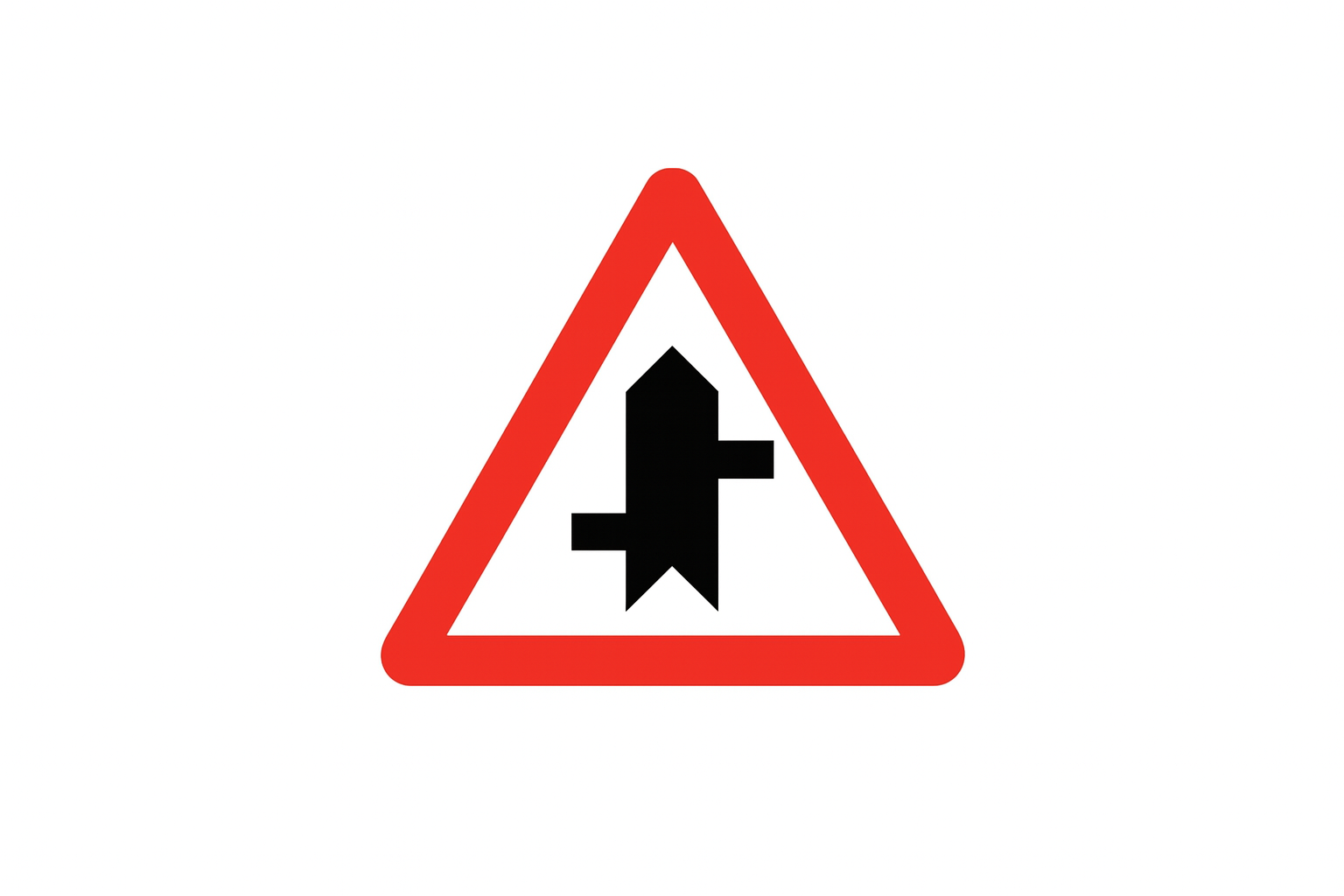 Se&ntilde;al P-1e Tramo con accesos directos