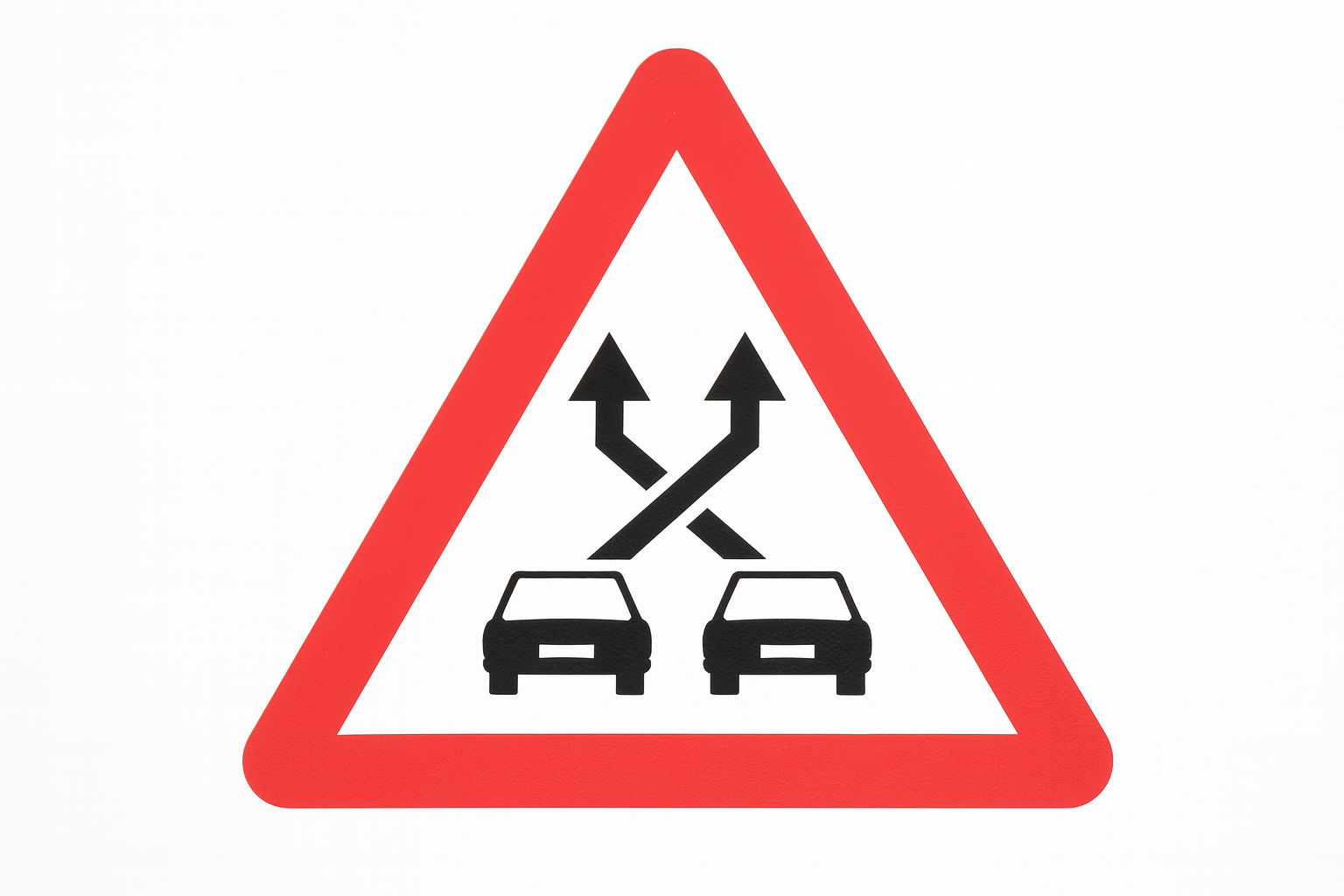 Se&ntilde;al P-35 Tramo de trenzado