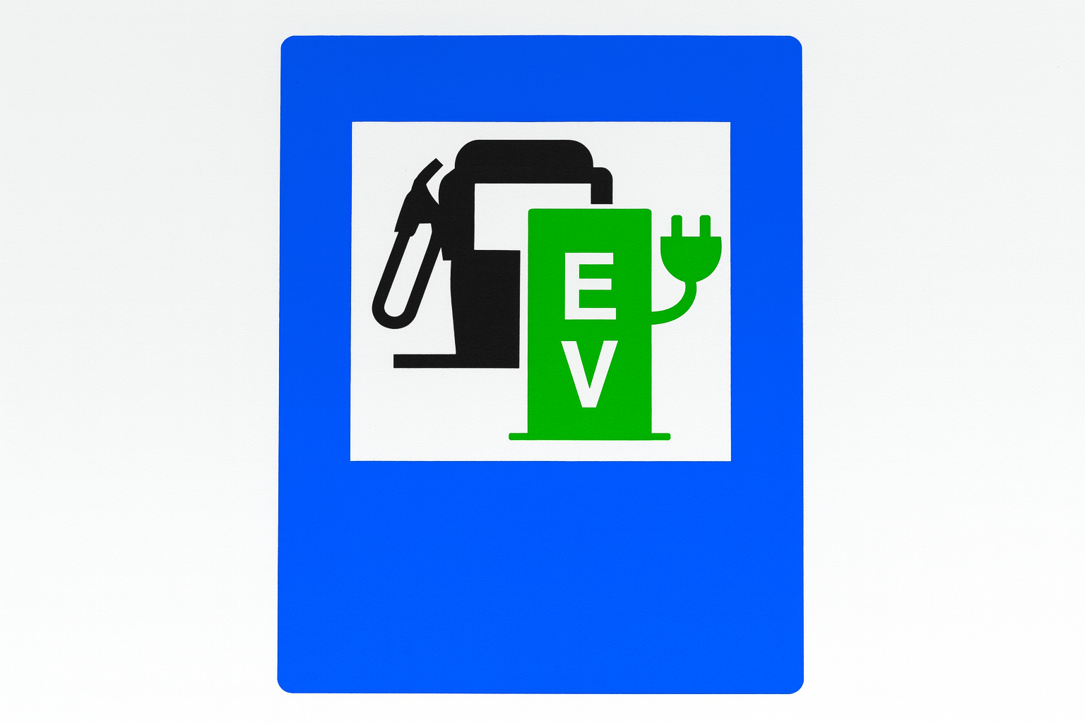 Se&ntilde;al S-105d Gasolinera con recarga