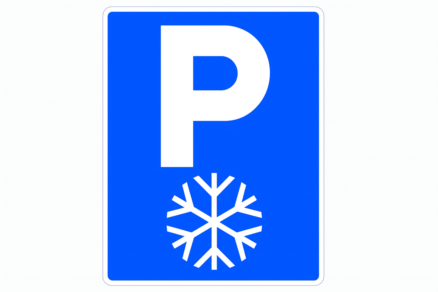 Se&ntilde;al S-129 Estacionamiento de emergencia